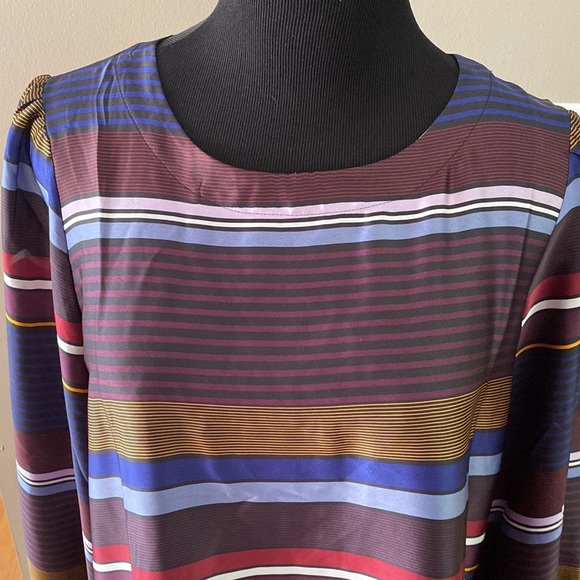 NWOT Loft Striped Blouse - Picture 4 of 9